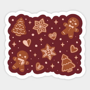 Cute Christmas Cookies Sticker